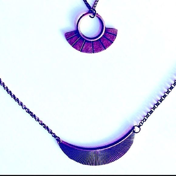 NWOT! Cool 😎 Unique Double Necklace - Picture 4 of 4